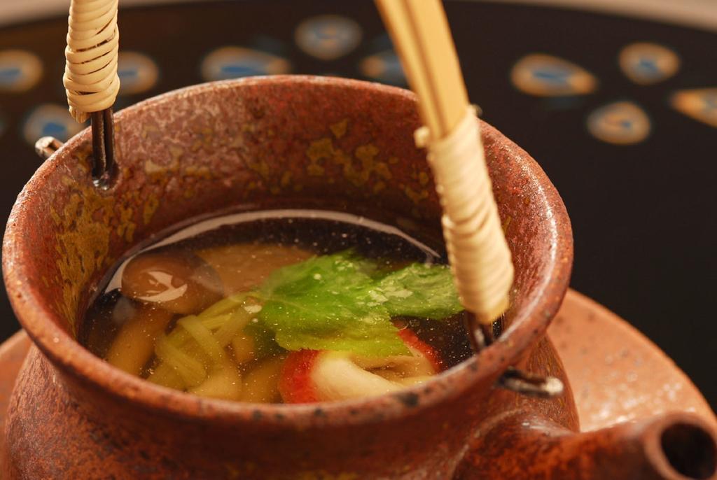 Hakone Tokinoshizuku Hotell Exteriör bild A bowl of miso soup